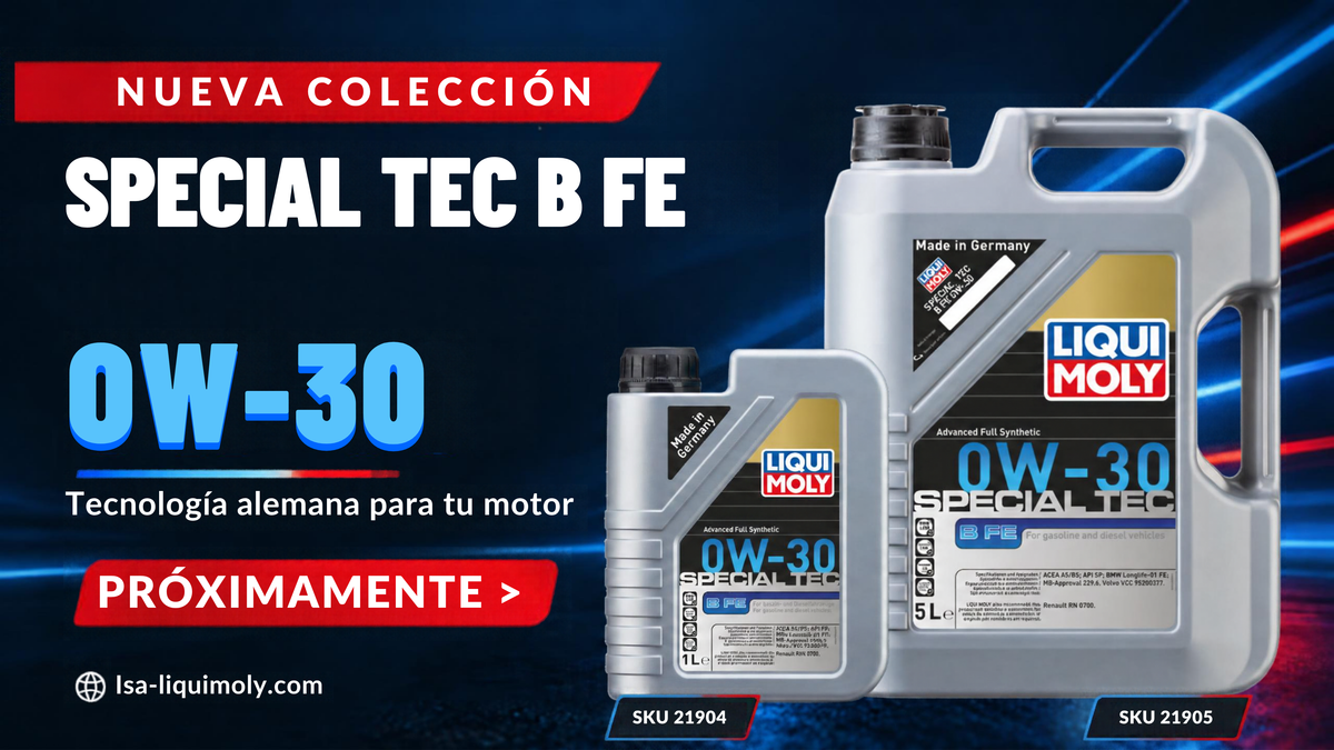 Próximamente: Special Tec B FE 0W-30 de LIQUI MOLY