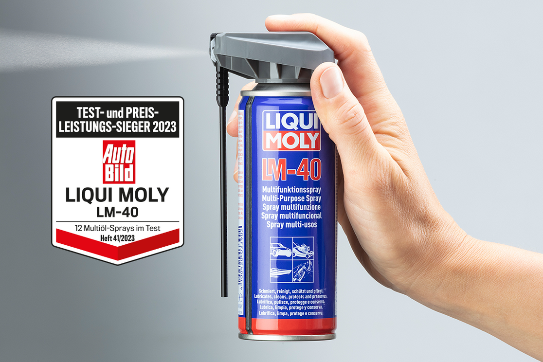 Aceites penetrantes a examen: El LM 40 Spray multifuncional es el ganador del test y en la relación calidad-precio