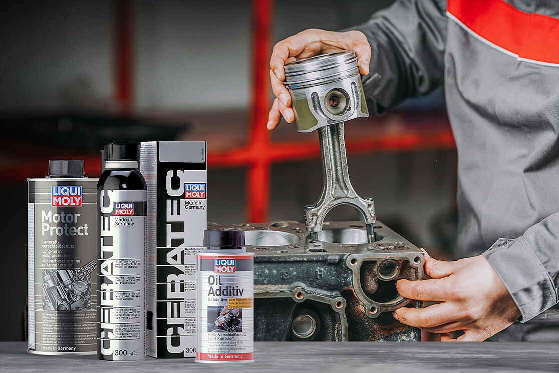 Luchar contra el desgaste del motor: Nuestros aditivos para aceite en compa­ra­tiva