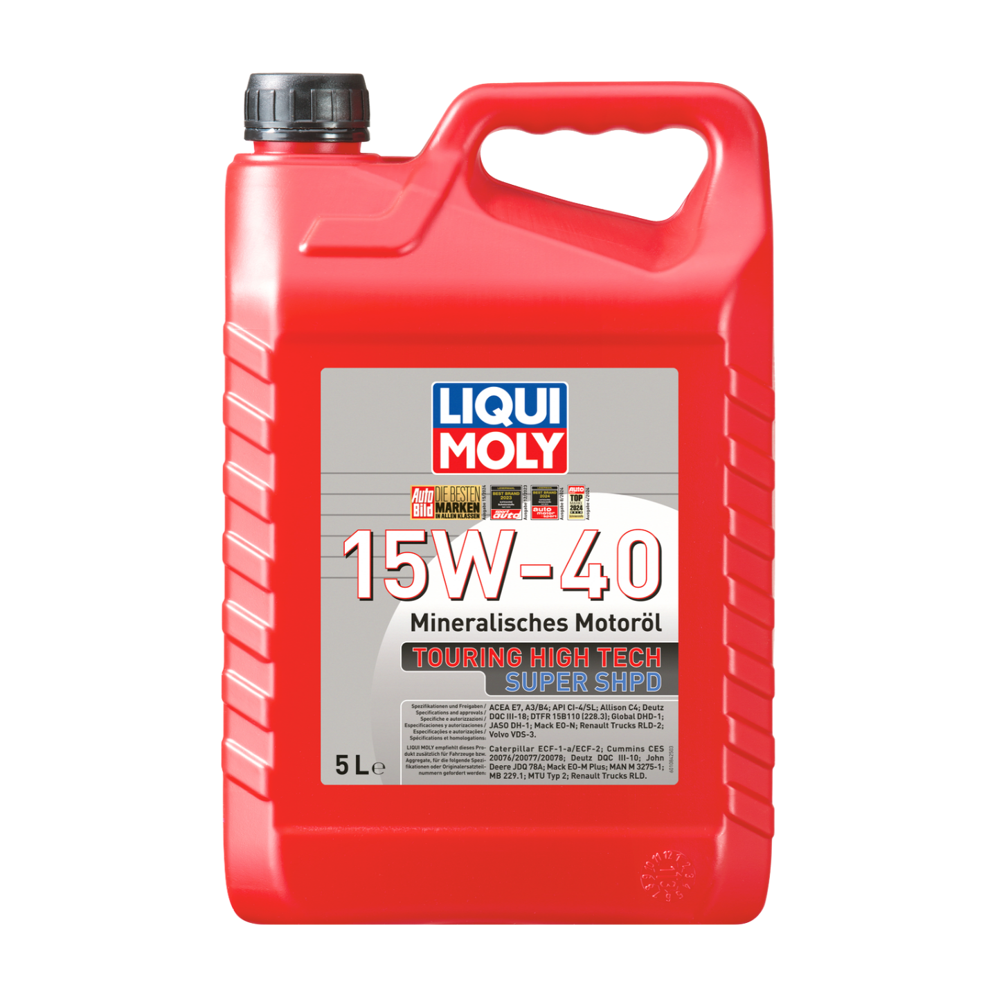 5L TOURING HIGH TECH SUPER SHPD 15W-40 | Touring High Tech Super SHPD 15W-40 |