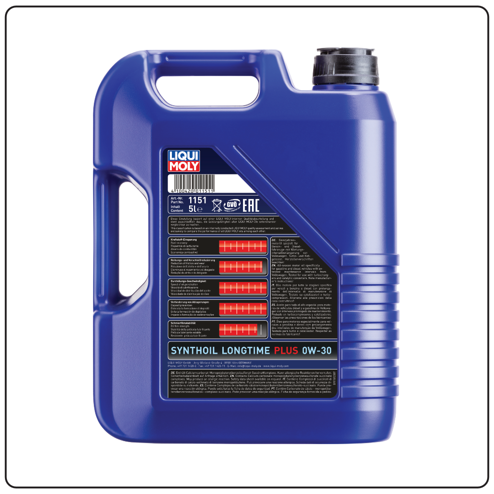 Synthoil Longtime Plus 0W-30 - 5 L - 1151
