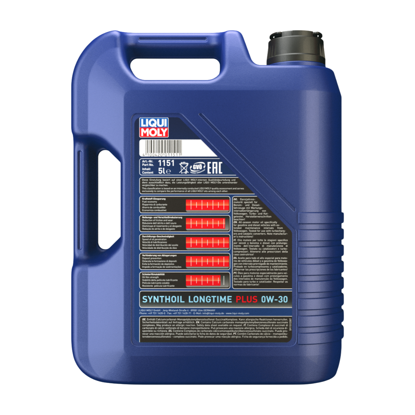 5L SYNTHOIL LONGTIME PLUS 0W-30 | Synthoil Longtime Plus 0W-30 |