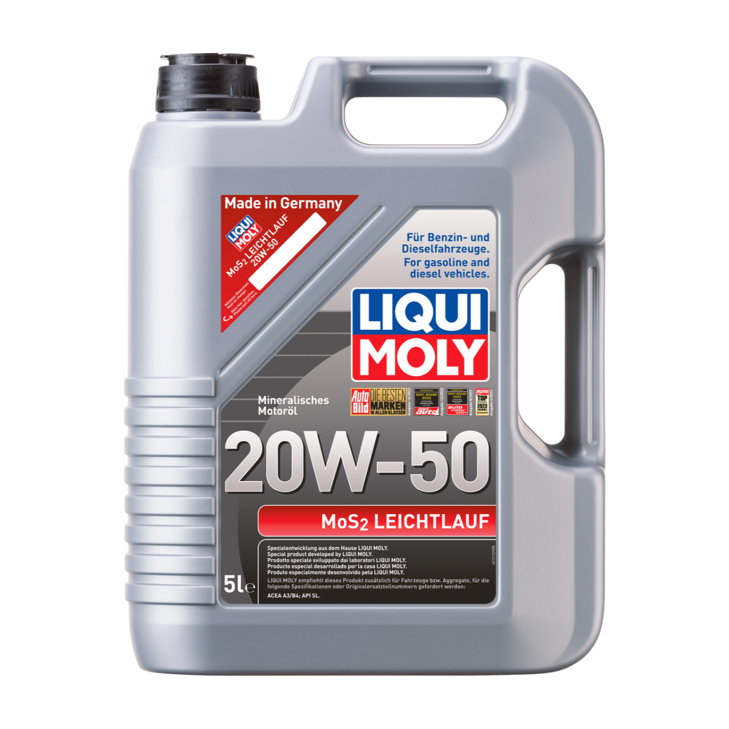 5L MoS2 LEICHTLAUF 20W-50 | MoS2 Leichtlauf 20W-50 |