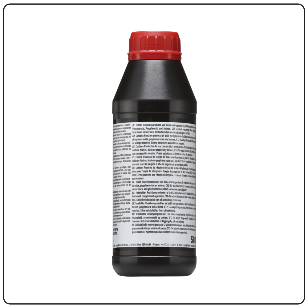 Motorbike Gear Oil (GL5) 75W-90 - 500 Ml - 1516