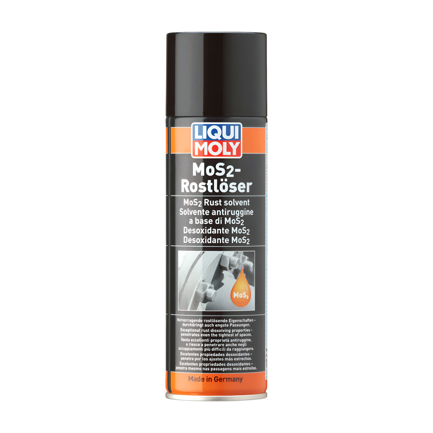 300ML SPRAY MoS2 DESOXIDANTE | MoS2-Rust Solvent |