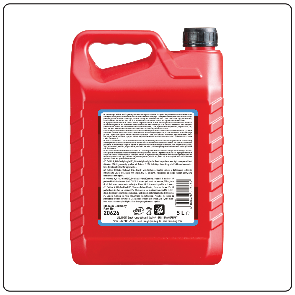 Dual Clutch Transmission Oil 8100 - 5 L - 20626