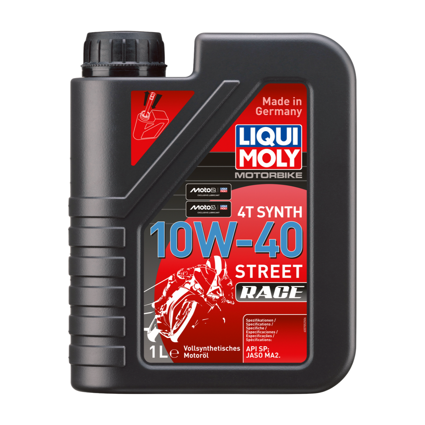 1L MOTORBIKE 4T SYNTH 10W-40 STREET RACE | Motorbike 4T Synth 10W-40 Street Race | 20753 |
