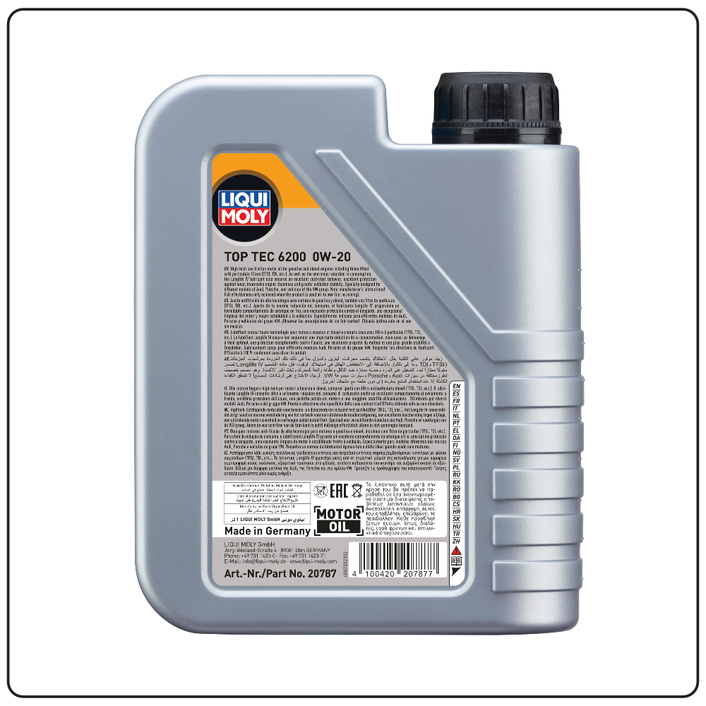 Top Tec 6200 0W-20 - 1 L - 20787