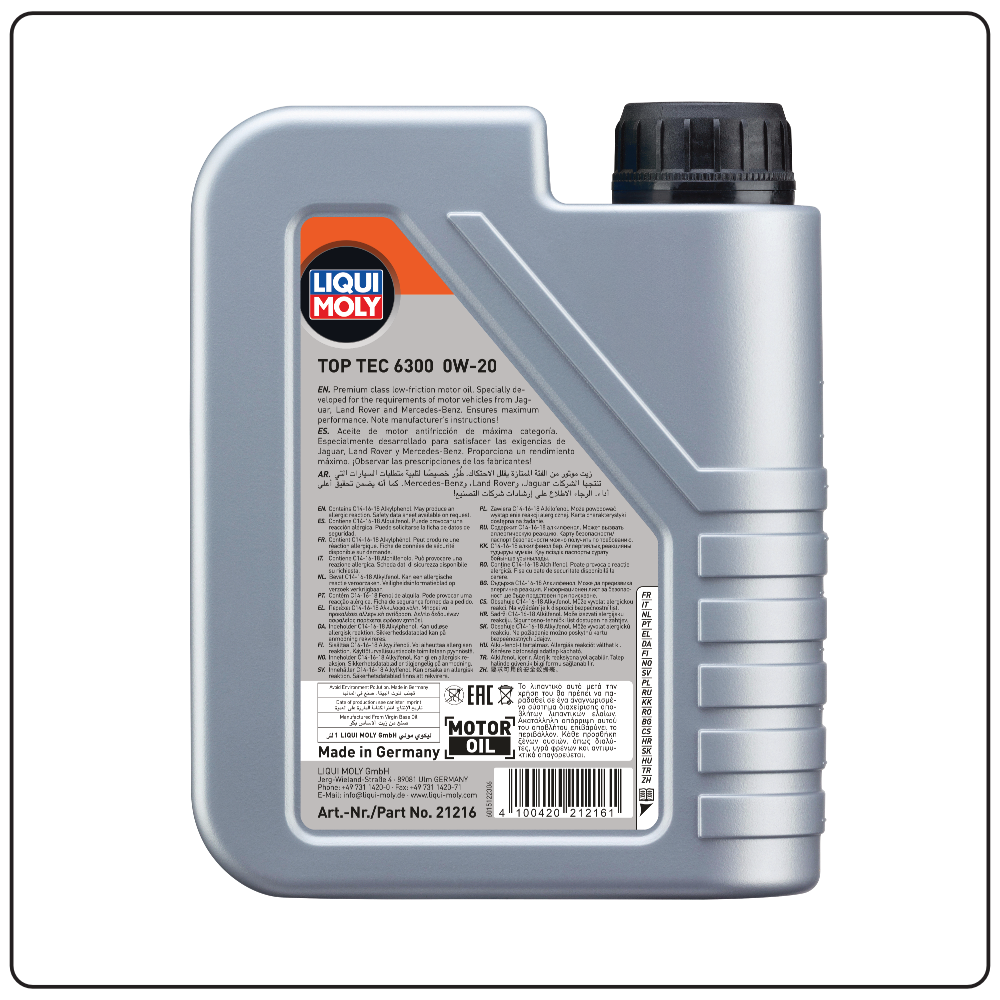Top Tec 6300 0W-20 - 1 L - 21216