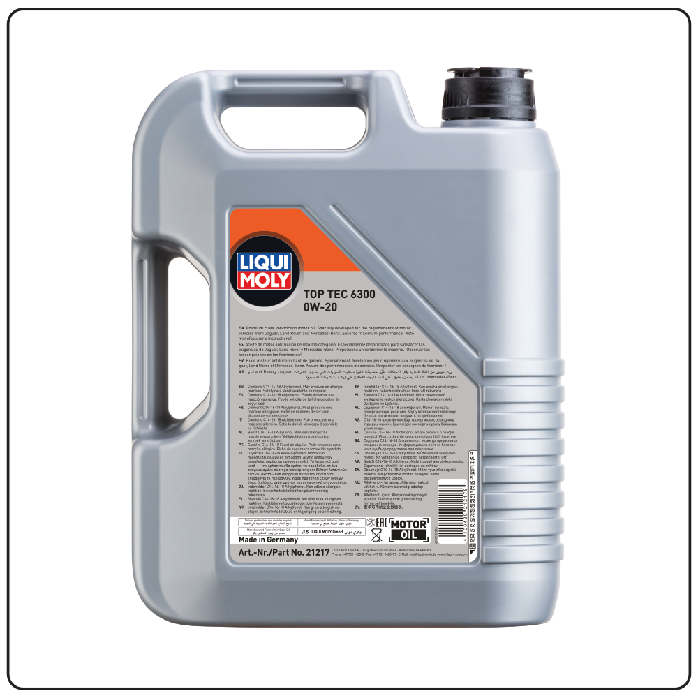 Top Tec 6300 0W-20 - 5 L - 21217