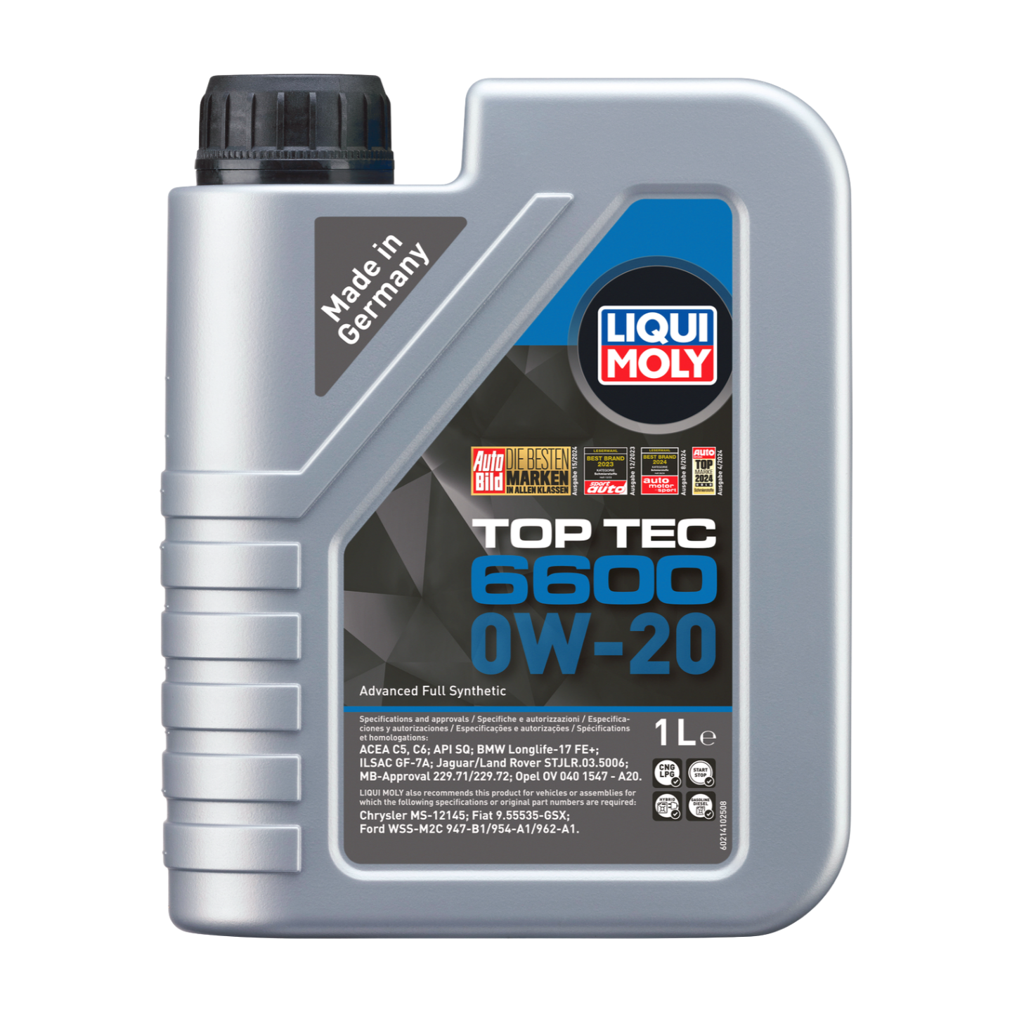 1L TOP TEC 6600 0W-20 SYNTH | Top Tec 6600 0W-20 | 21410 |