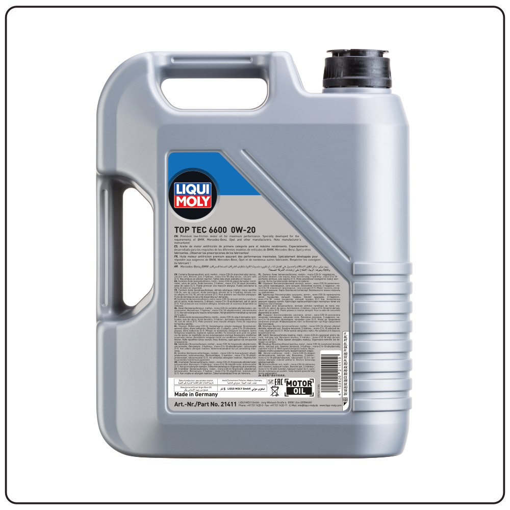 Top Tec 6600 0W-20 - 5 L - 21411