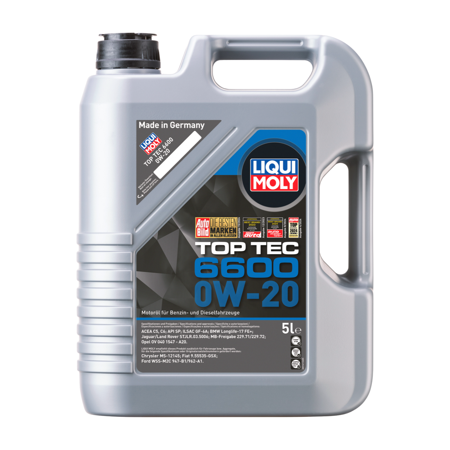 5L TOP TEC 6600 0W-20 SYNTH | Top Tec 6600 0W-20 |