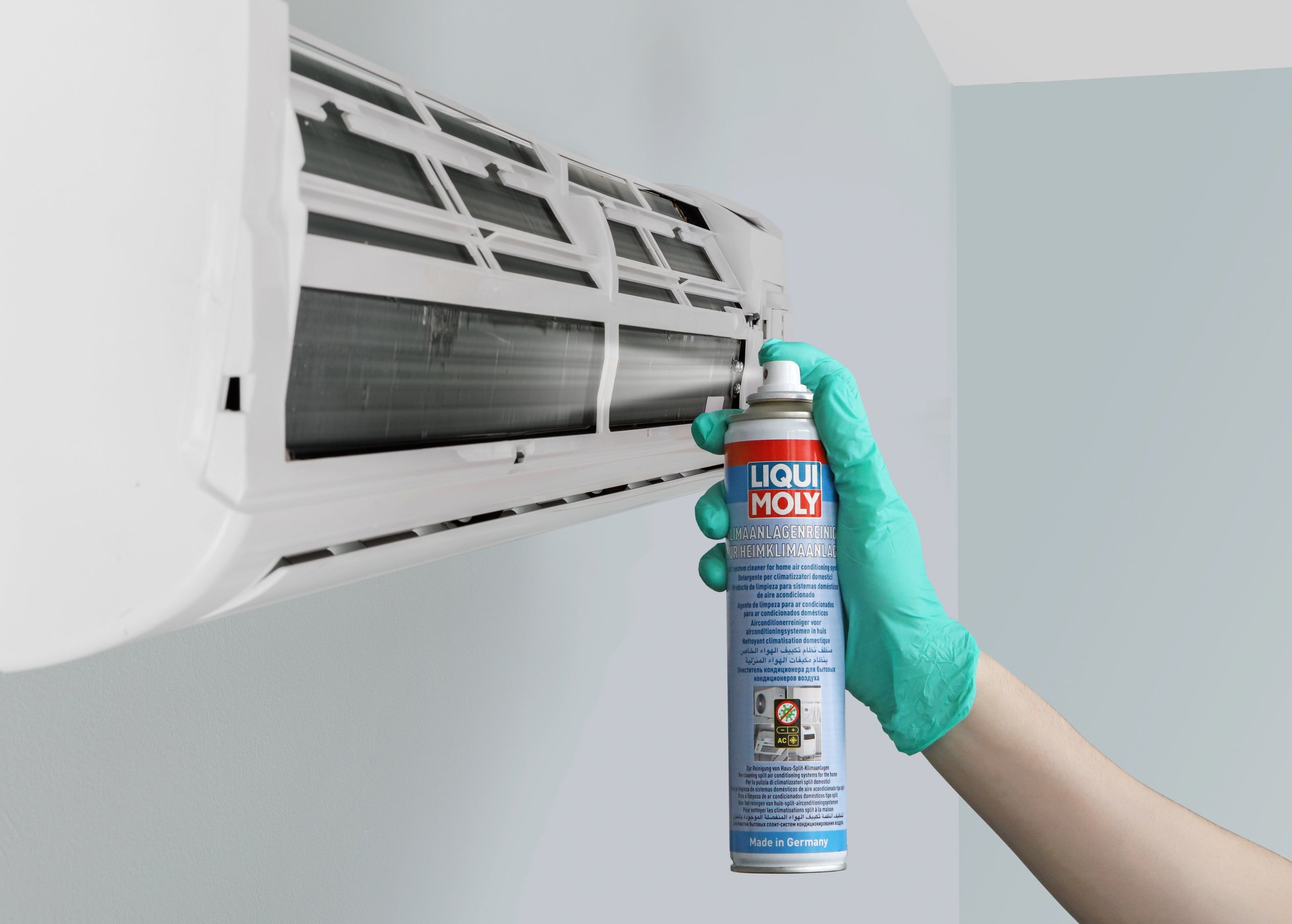 250ML A/C LIMPIADOR AIRE ACONDICIONADO DOMESTICO | A/C System Cleaner for Home Air Conditioning Systems |