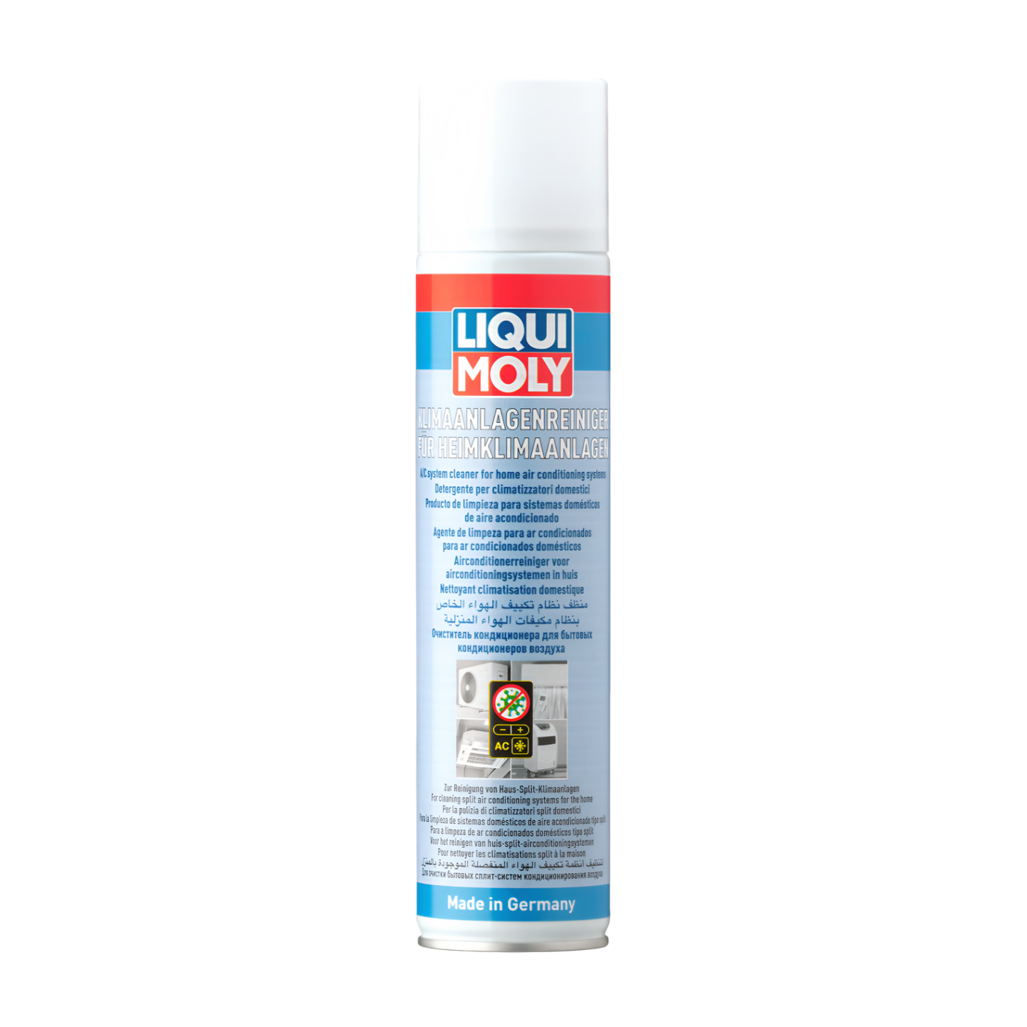 250ML A/C LIMPIADOR AIRE ACONDICIONADO DOMESTICO | A/C System Cleaner for Home Air Conditioning Systems |