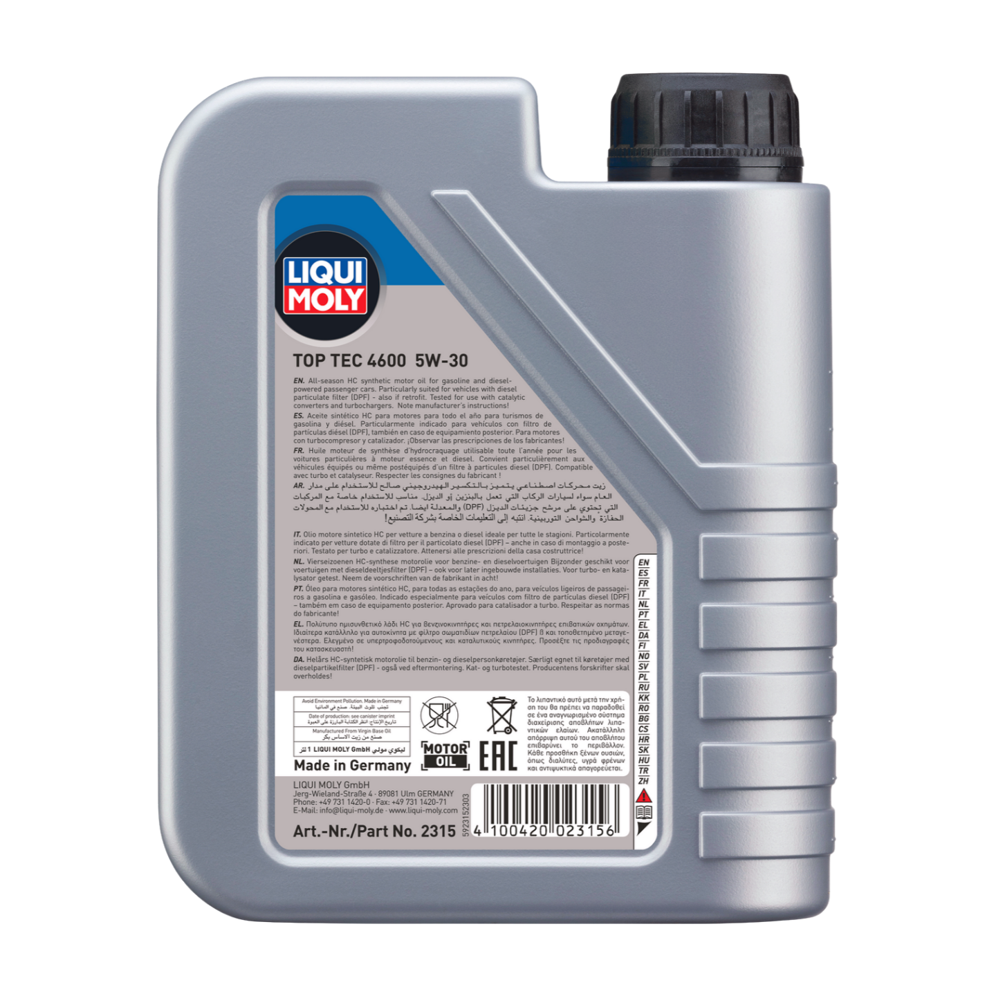 1L TOP TEC 4600 5W-30 | Top Tec 4600 5W-30 | 2315 |