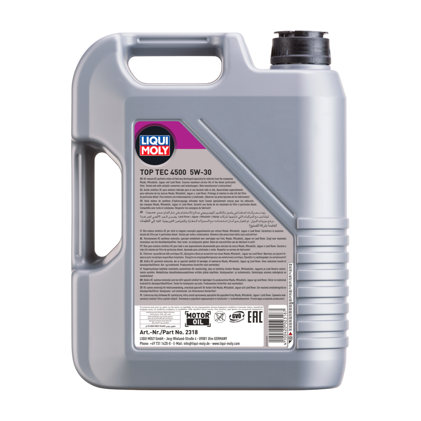 5L TOP TEC 4500 5W-30 SYNTH | Top Tec 4500 5W-30 |