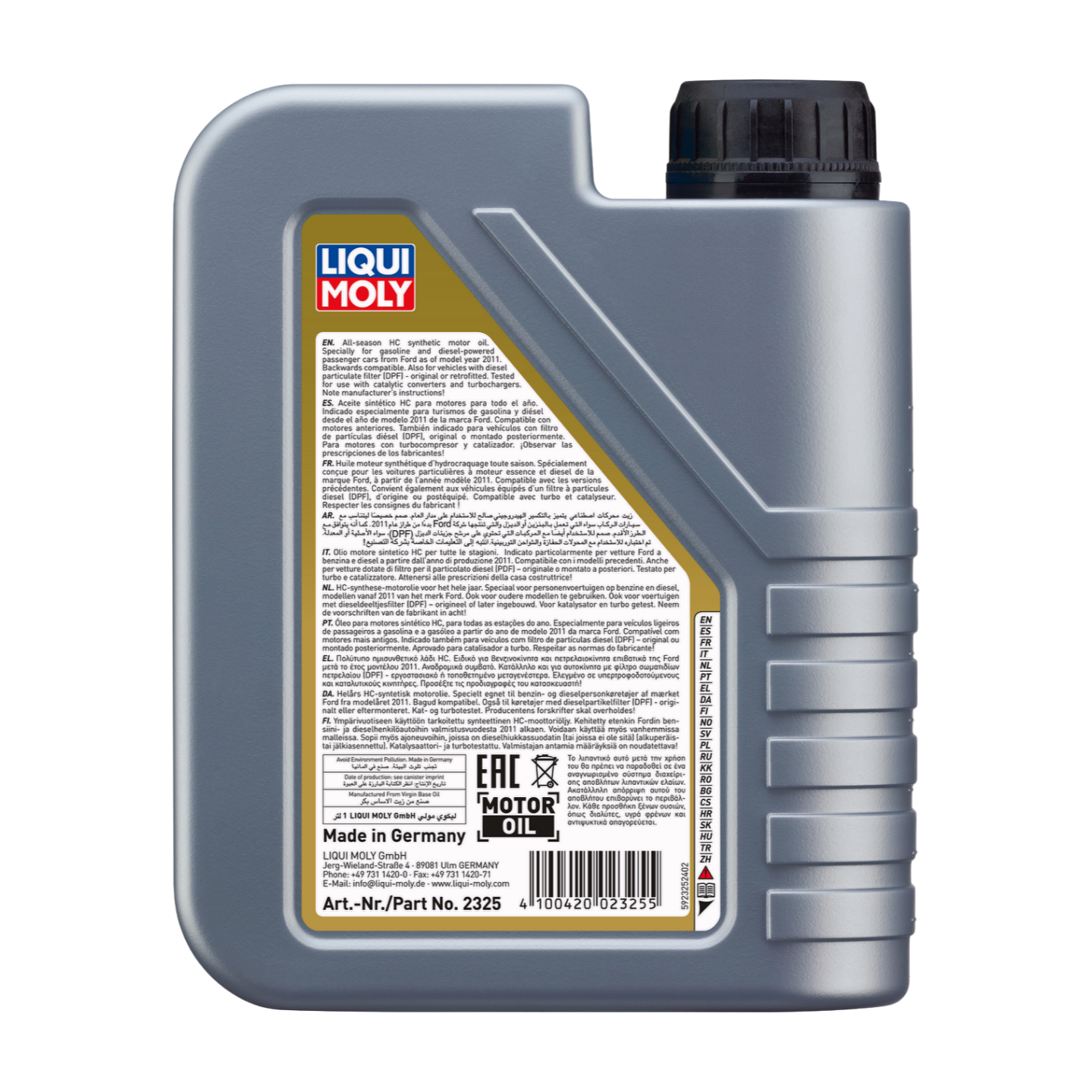 1L SPECIAL TEC F 5W-30 SYNTH GASOLINA Y DIESEL | Special Tec F 5W-30 | 2325 |