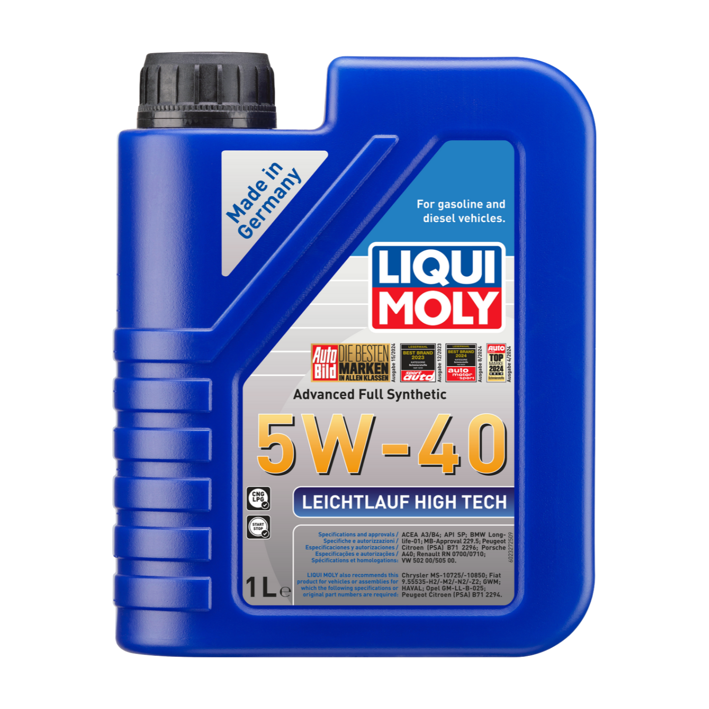 1L LEICHTLAUF HIGH TECH 5W-40 SYNTH | Leichtlauf High Tech 5W-40 | 2327 |