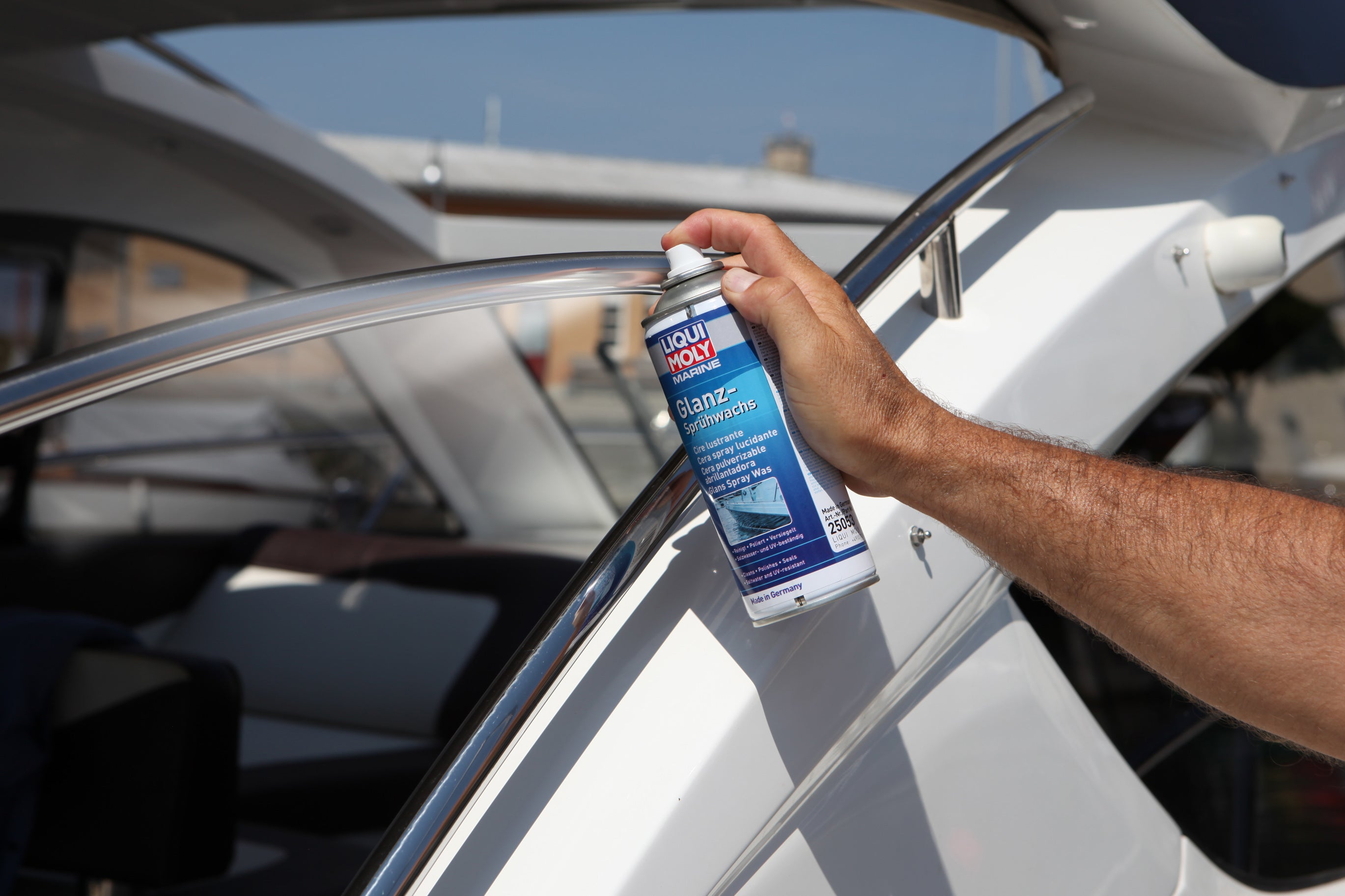 400ML CERA PULVERIZABLE ABRILLANTADORA | Marine Polishing Spray Wax |