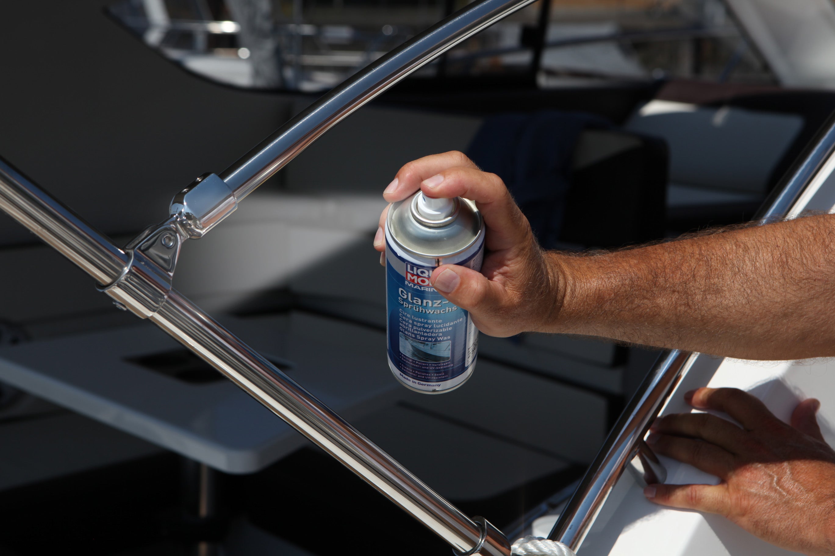 400ML CERA PULVERIZABLE ABRILLANTADORA | Marine Polishing Spray Wax |