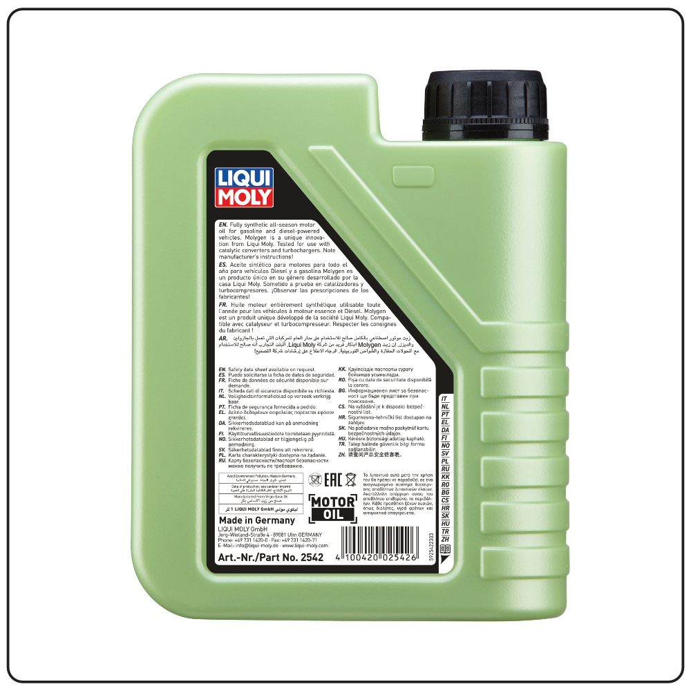 Molygen New Generation 5W-50 - 1 L - 2542