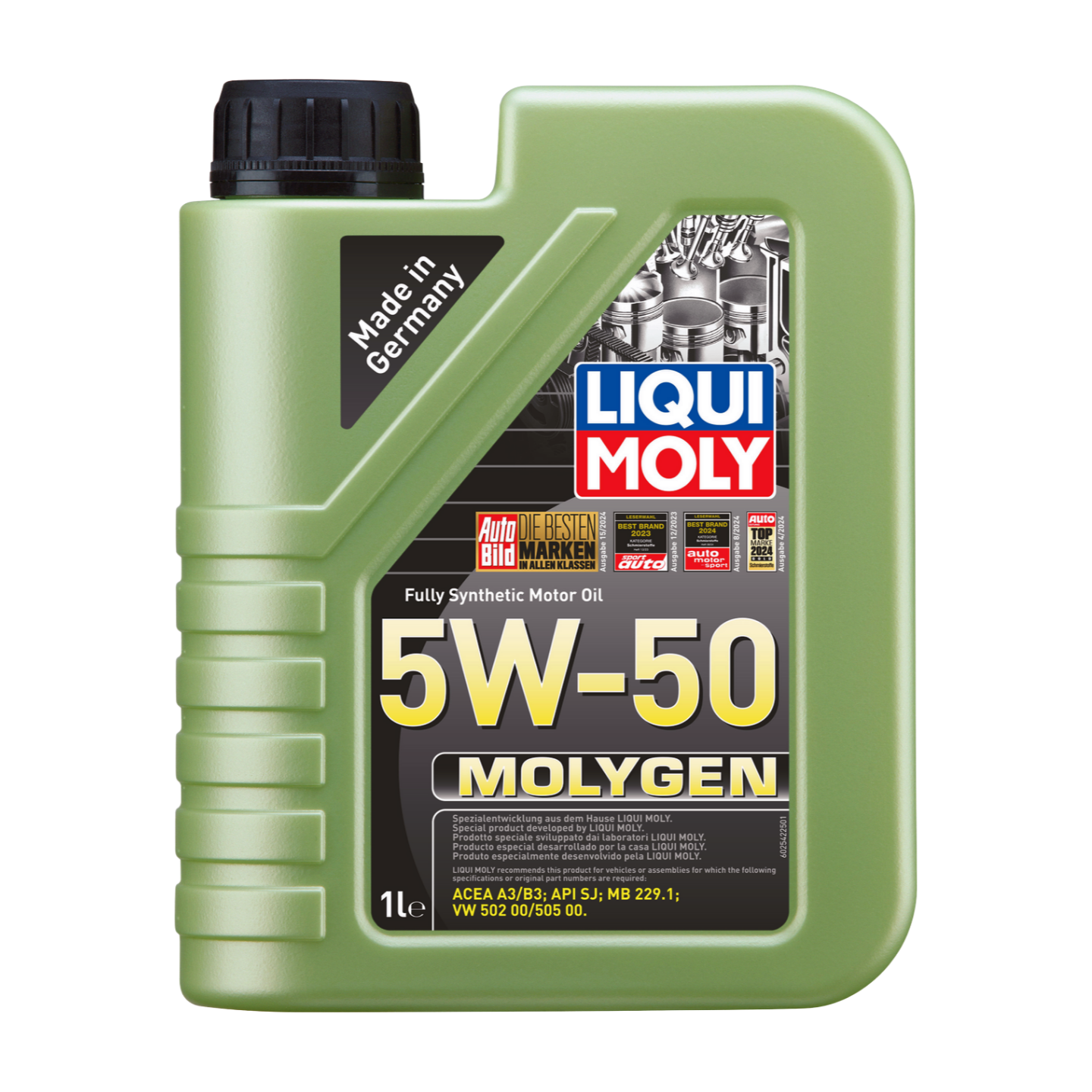 1L MOLYGEN NEW GEN 5W-50 SYNTH | Molygen New Generation 5W-50 | 2542 |