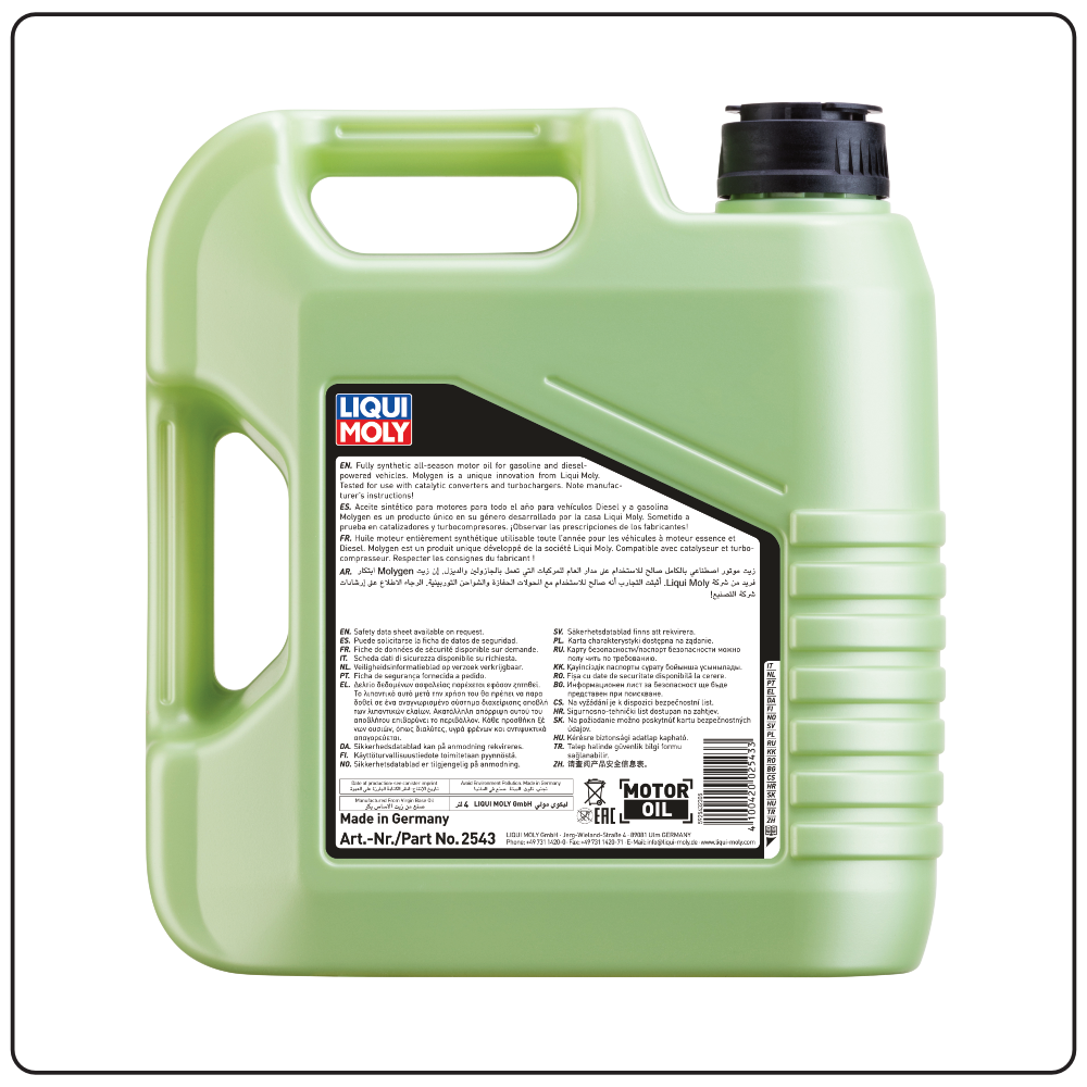 Molygen New Generation 5W-50 - 4 L - 2543