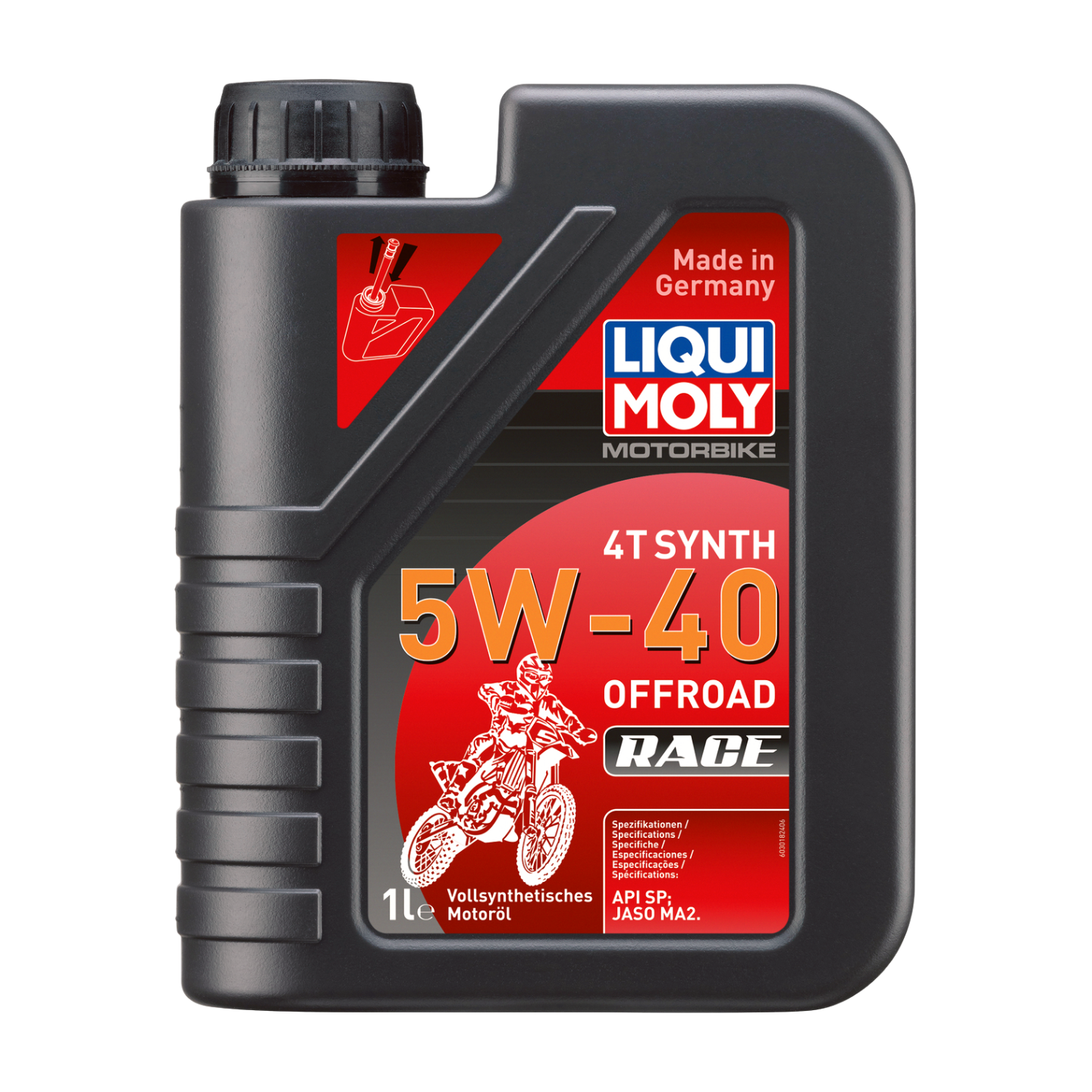 1L MOTORBIKE 4T SYNTH 5W-40 OFFROAD RACE | Motorbike 4t Synth 5W-40 Offroad Race | 3018 |