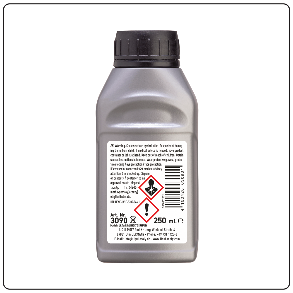 Brake Fluid DOT 3 - 250 Ml - 3090