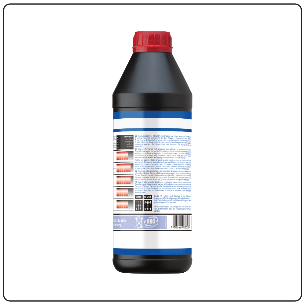 Gear Oil (GL5) 75W-80 - 1 L - 3658