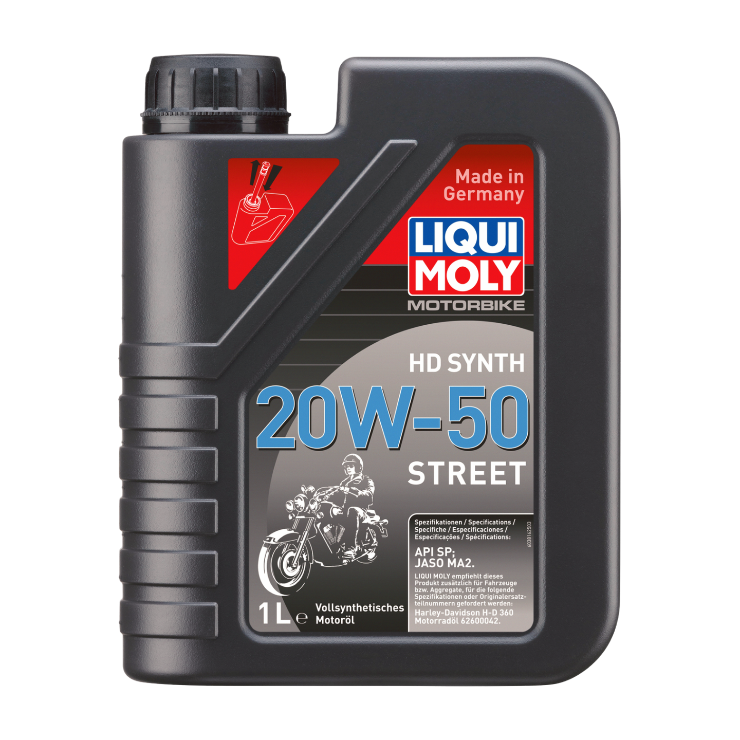 1L MOTORBIKE HD SYNTH 20W-50 STREET | Motorbike HD Synth 20W-50 Street | 3816 |