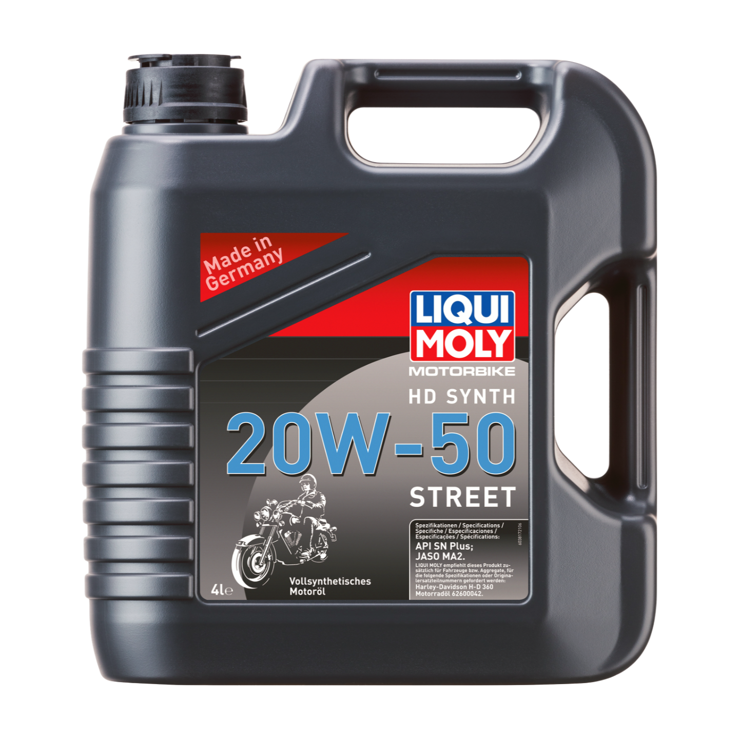 4L MOTORBIKE HD SYNTH 20W-50 STREET | Motorbike HD Synth 20W-50 Street |