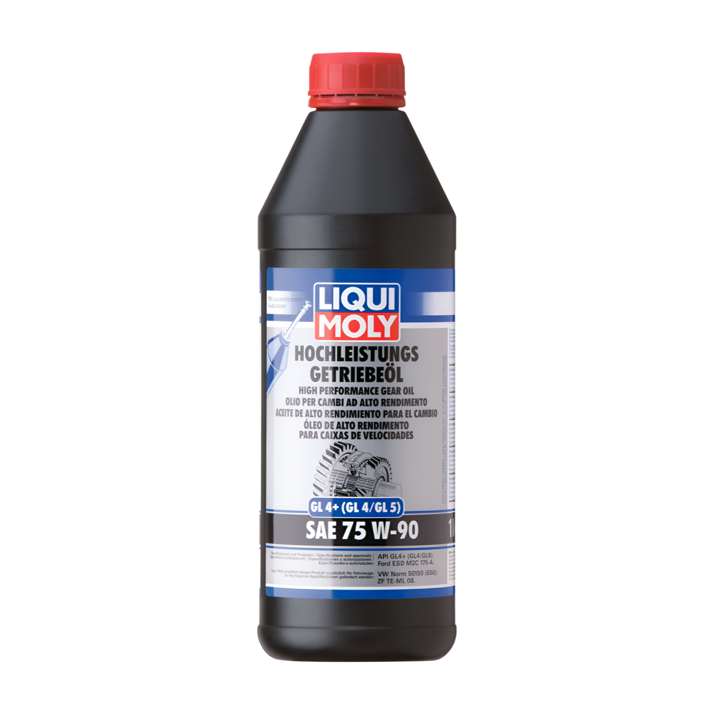 1L ACEITE ALTO RENDIMIENTO PARA EL CAMBIO (GL4+) 75W-90 | High Performance Gear Oil (GL4+) SAE 75W-90 | 4434 |