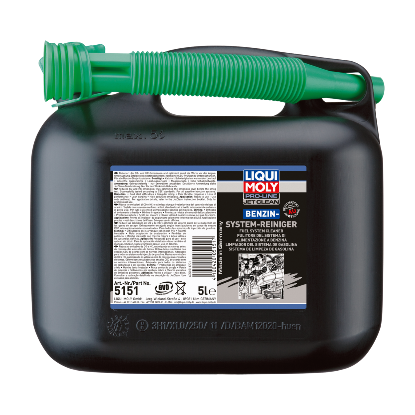 5L PRO-LINE JETCLEAN LIMPIADOR SISTEMA GASOLINA | Pro-Line JetClean Fuel System Cleaner |
