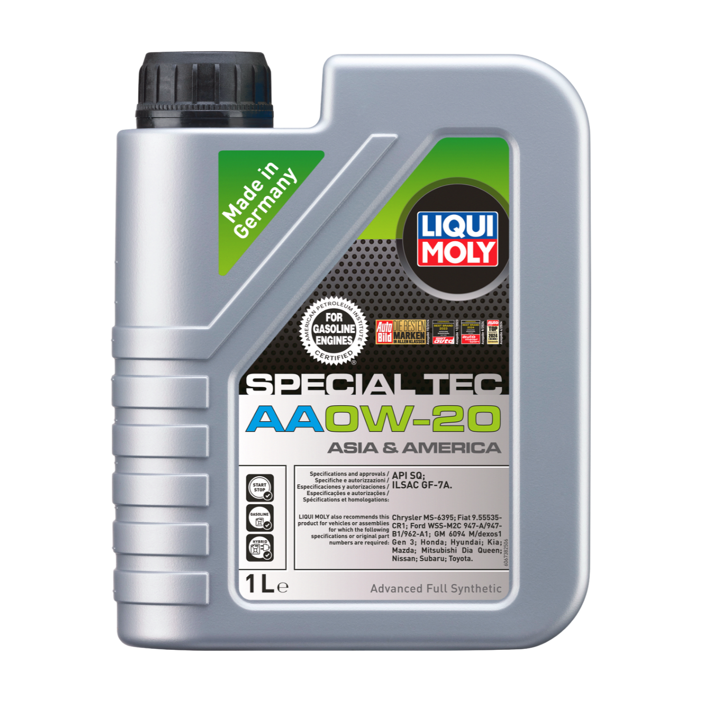 1L SPECIAL TEC AA 0W-20 GASOLINA | Special Tec AA 0W-20 | 6738 |
