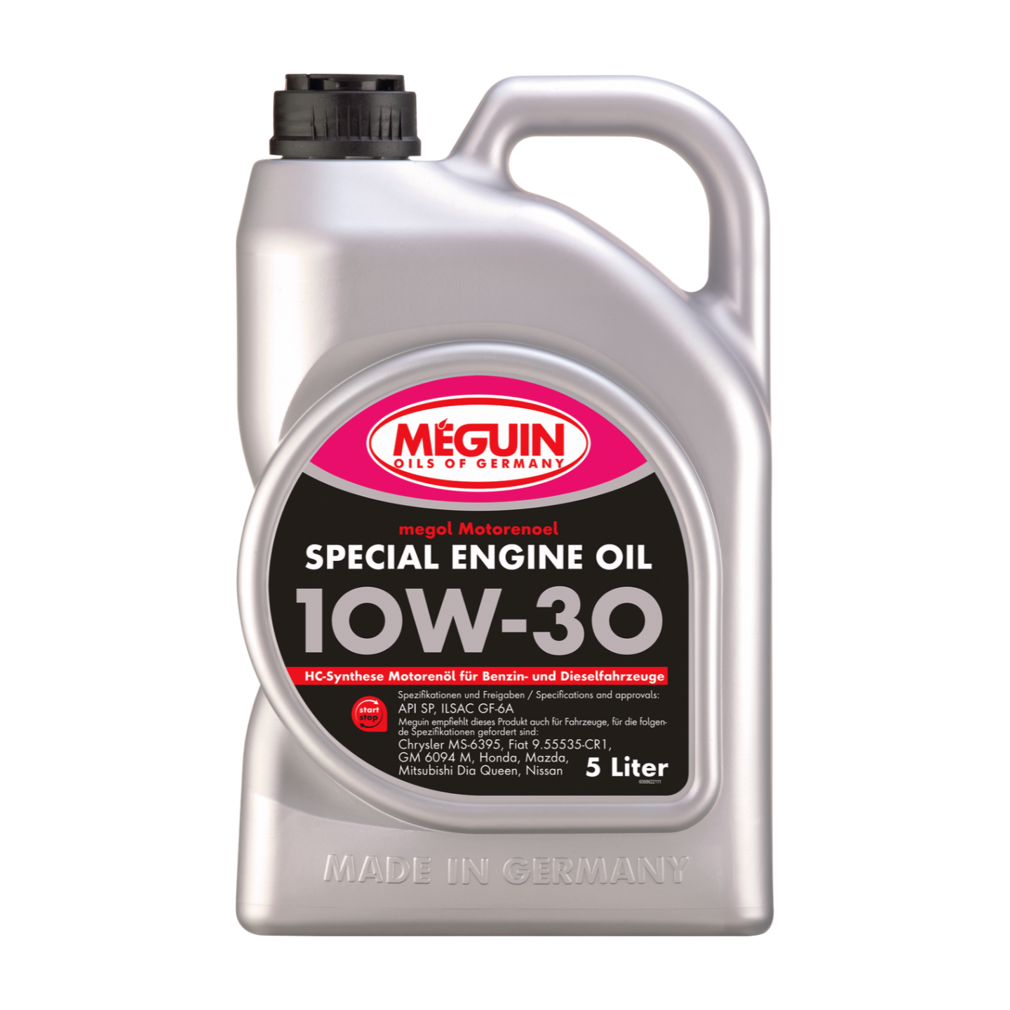 5L MEGUIN SPECIAL ENGINE 10W-30 | Megol Special Engine Oil SAE 10W-30 | 6862 |