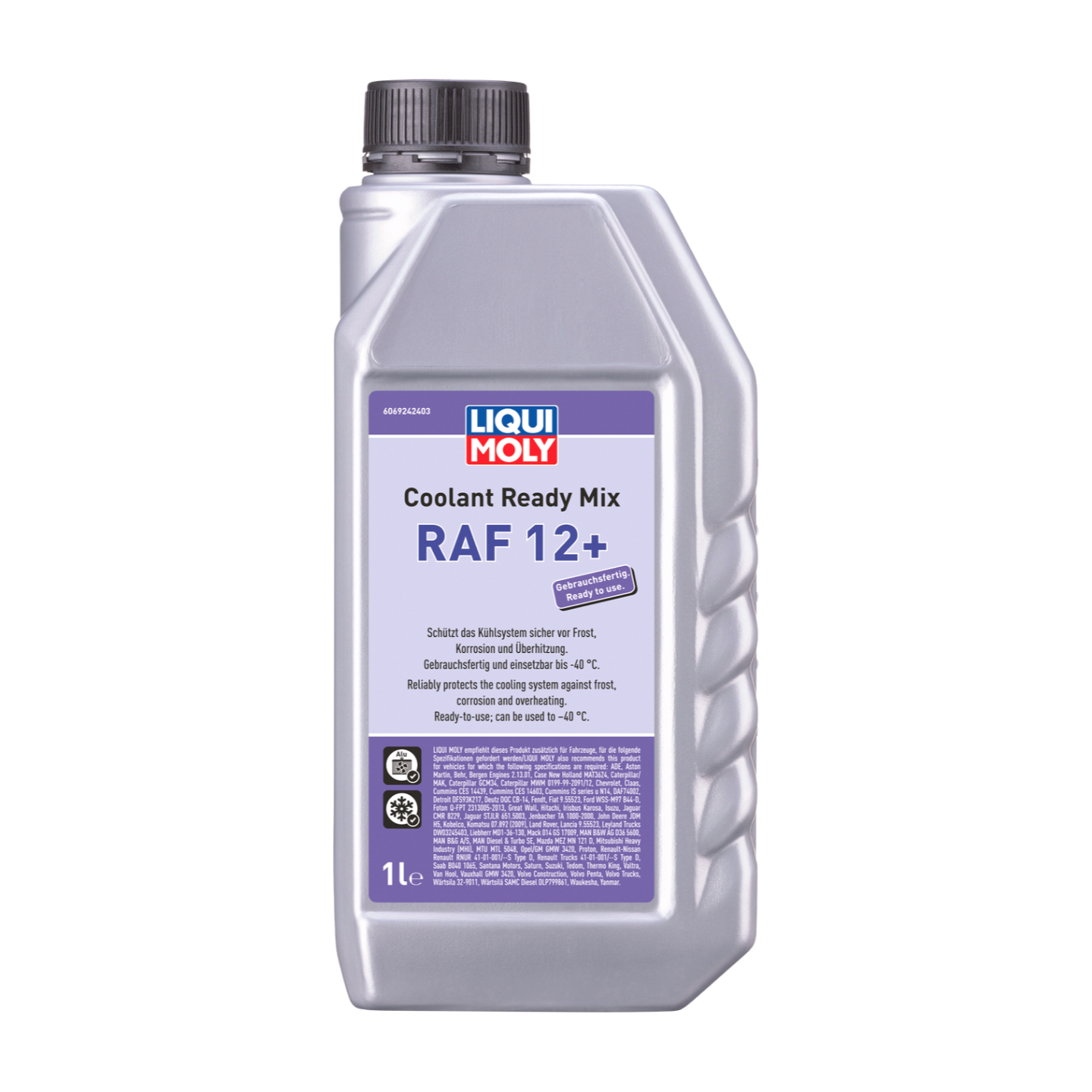 1L COOLANT READY MIX RAF 12 PLUS | Coolant Ready Mix RAF 12+ | 3924 |