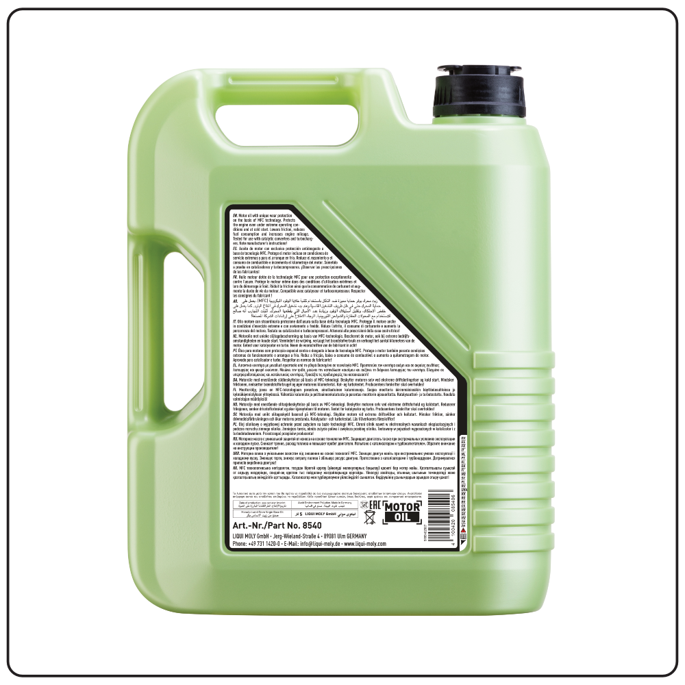 Molygen New Generation 5W-20 - 5 L - 8540