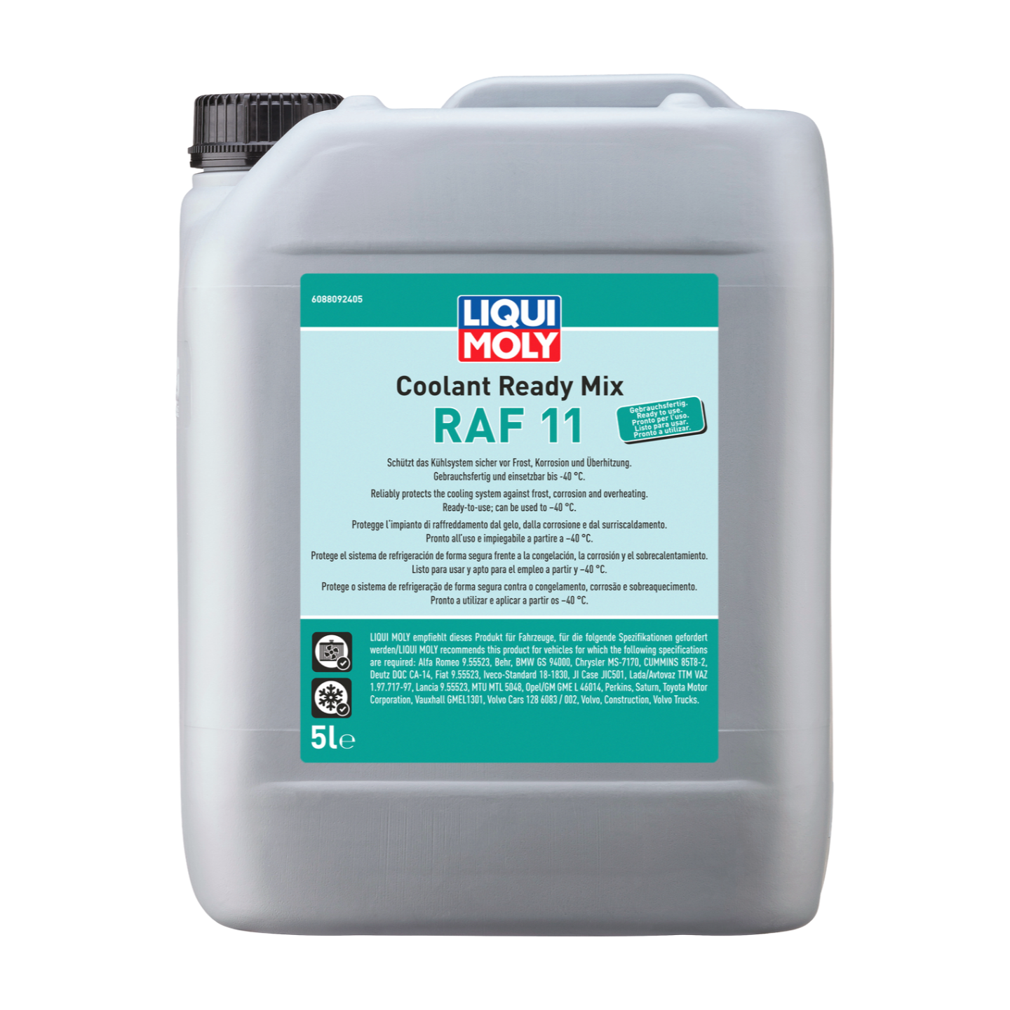 5L COOLANT READY MIX RAF 11 | Coolant Ready Mix RAF 11 |