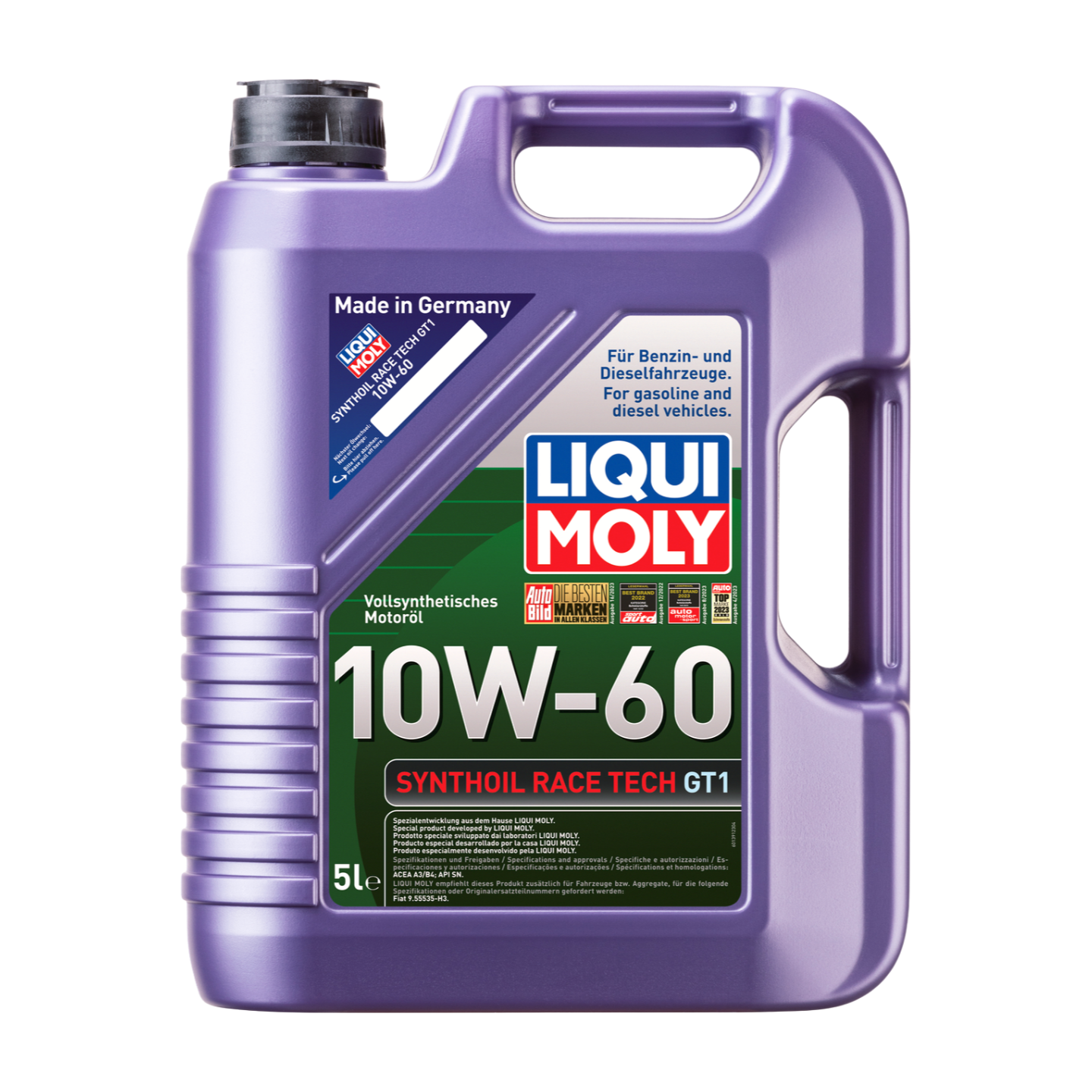 5L SYNTHOIL RACE TECH GT1 10W-60 | Synthoil Race Tech GT1 10W-60 |