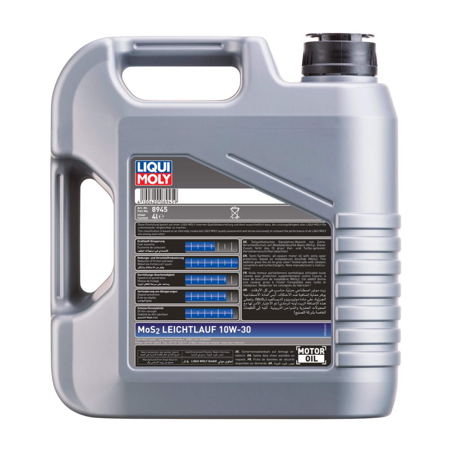 4L MoS2 LEICHTLAUF 10W-30 | MoS2 Leichtlauf 10W-30 |