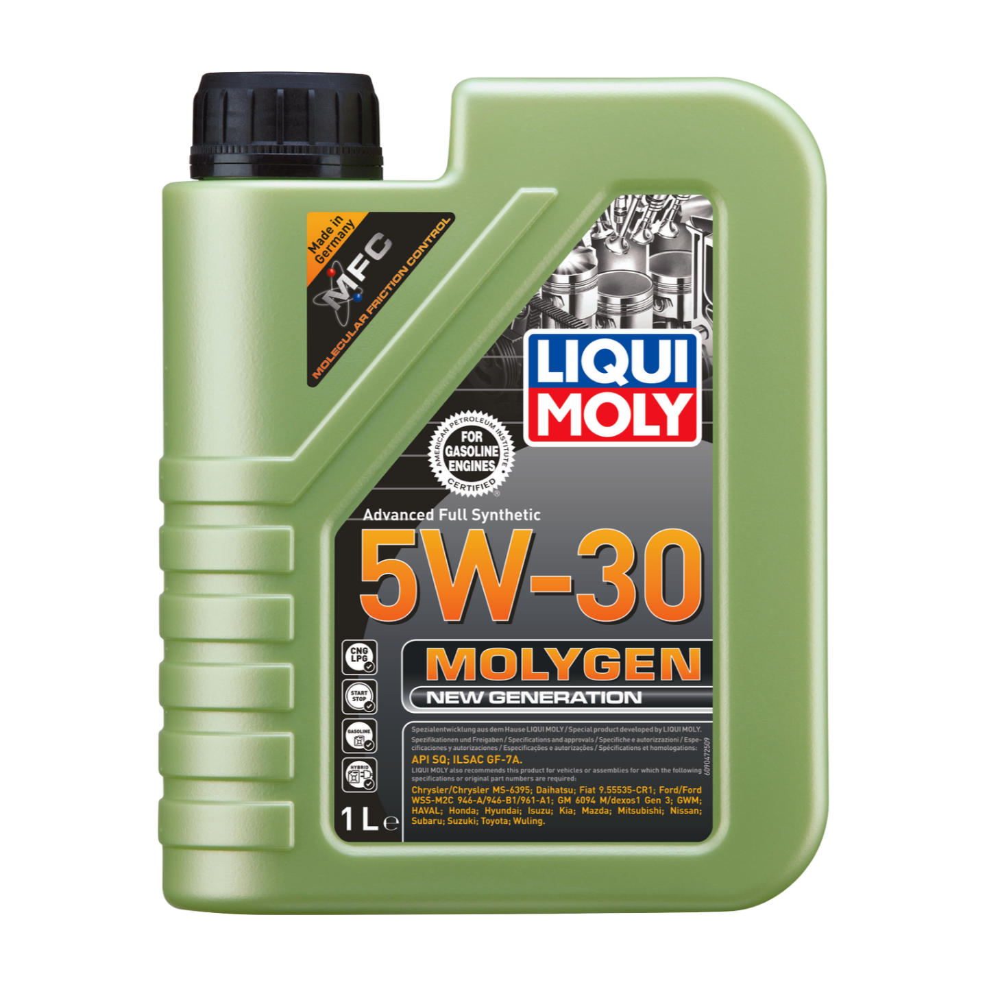 1L MOLYGEN NEW GEN 5W-30 SYNTH GASOLINA | Molygen New Generation 5W-30 | 9047 |