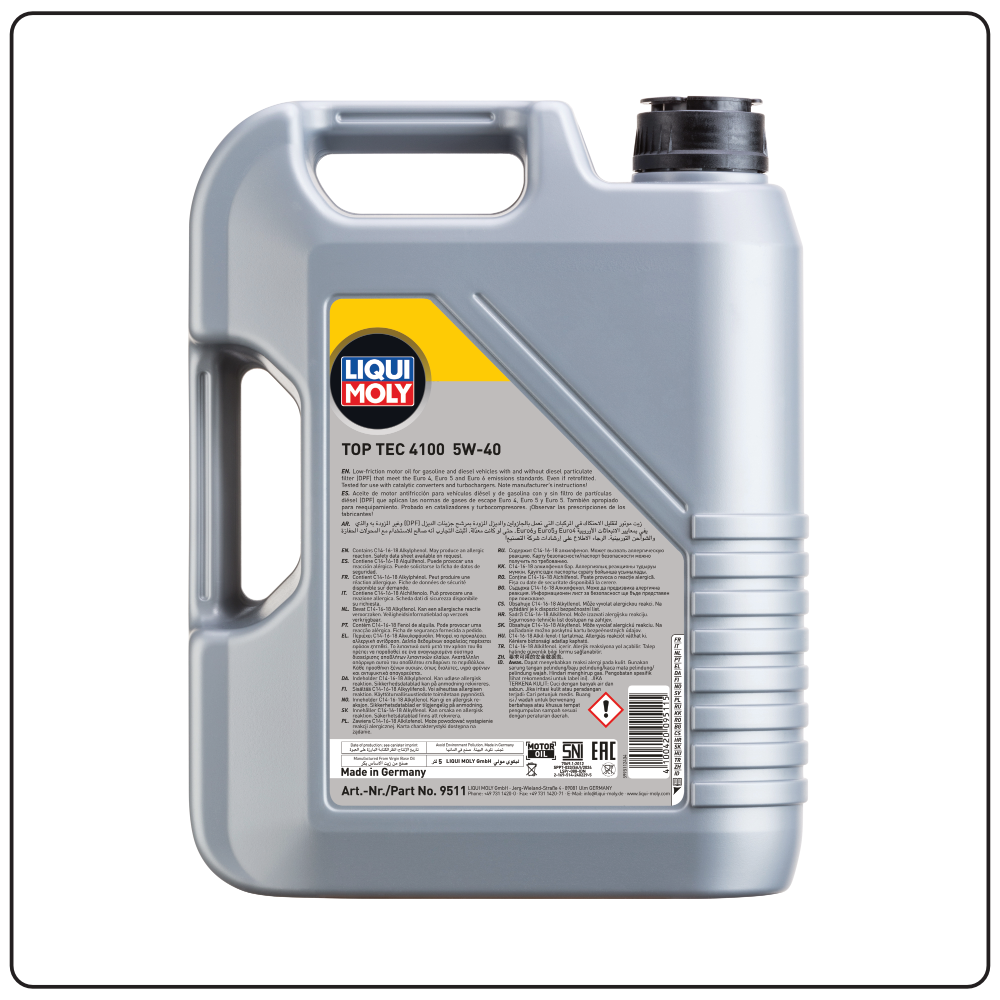 Top Tec 4100 5W-40 - 5 L - 9511