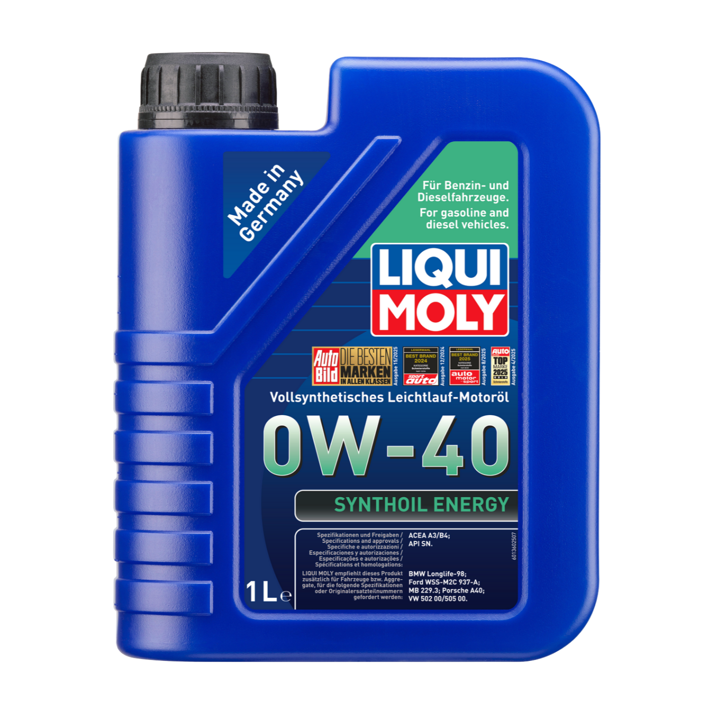 1L SYNTHOIL ENERGY 0W-40 | Synthoil Energy 0W-40 | 9514 |