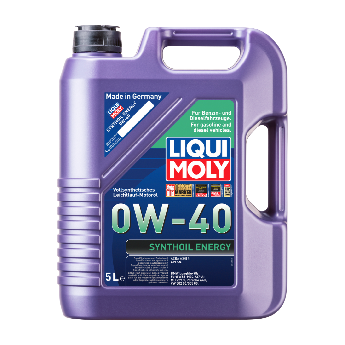 5L SYNTHOIL ENERGY 0W-40 | Synthoil Energy 0W-40 |