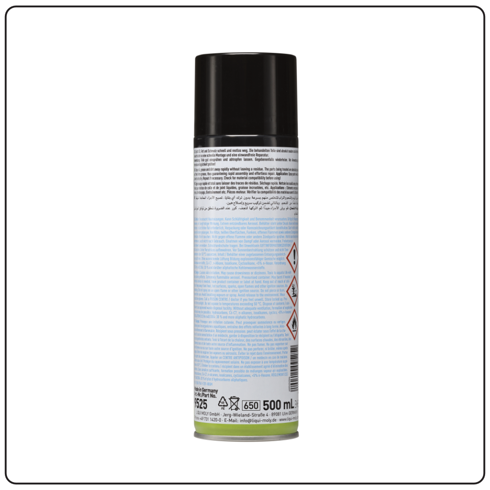 Rapid Cleaner / Brake & Parts Cleaner (Spray) - 500 Ml - 9525