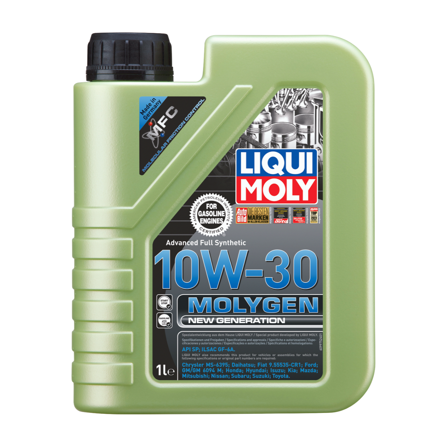 1L MOLYGEN NEW GEN 10W-30 SYNTH | Molygen New Generation 10W-30