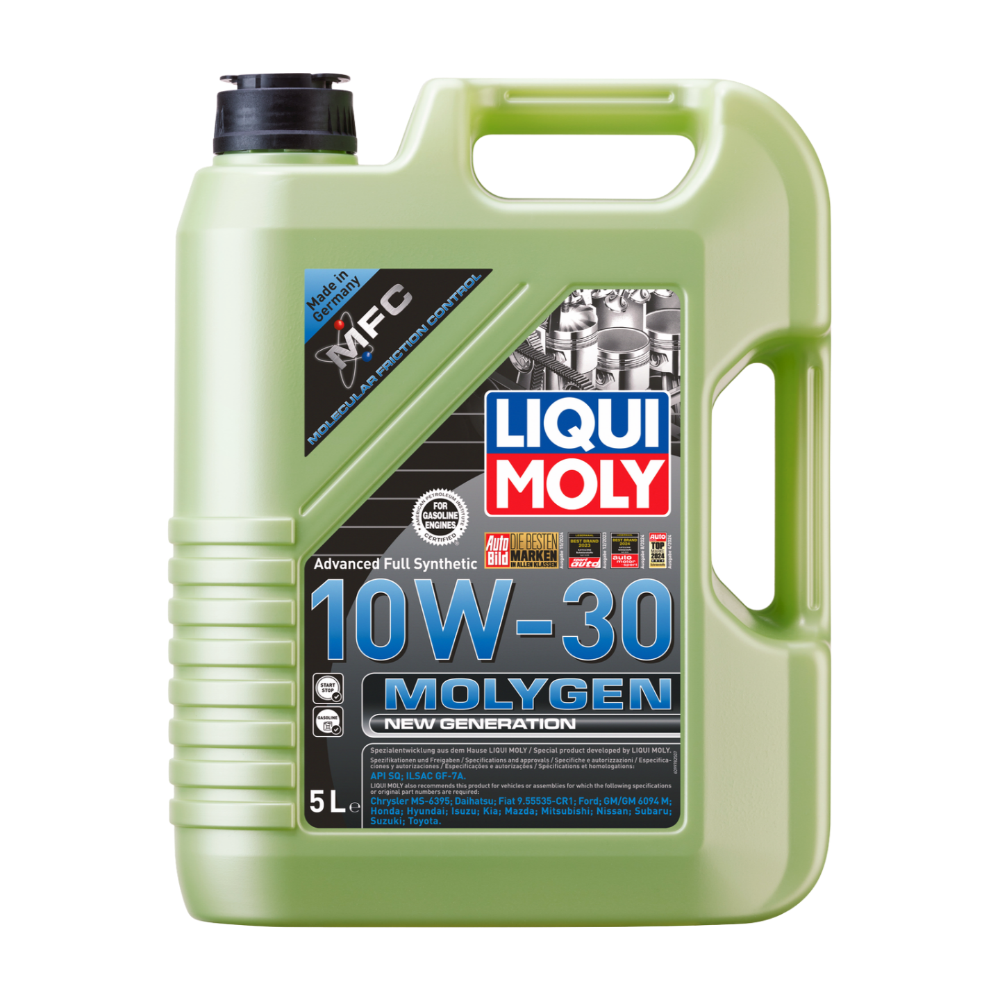 5L MOLYGEN NEW GEN 10W-30 SYNTH | Molygen New Generation 10W-30 |